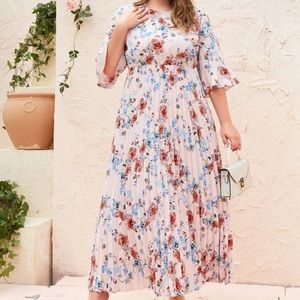 Women’s Plus Size Floral Dress | Size 3XL